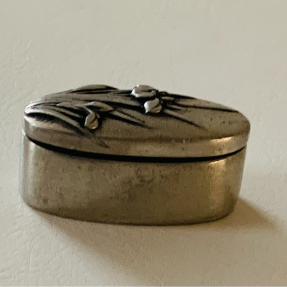 MFA Vintage Silver Trinket Box - Picture 7 of 12